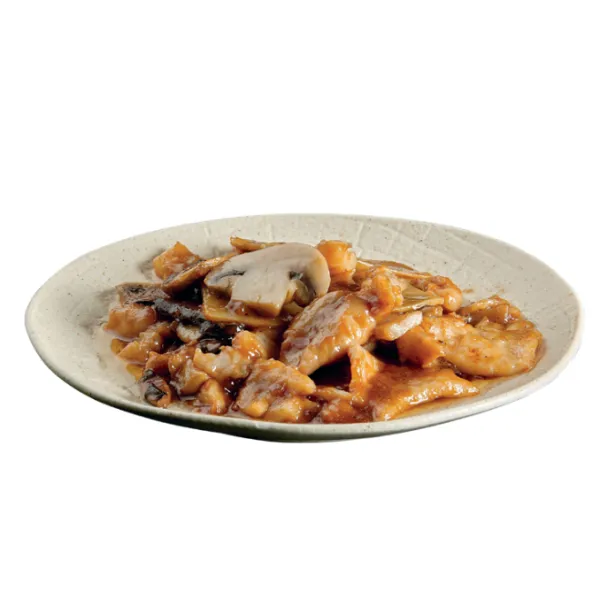 Ternera con Bambú y Setas